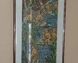LC040VBalinese Painting Artwork Signed