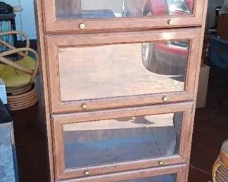 LC082Modern barrister bookcase