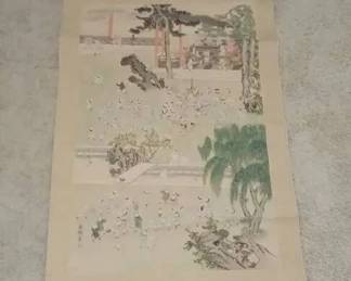 LC088Asian Calligraphy Scroll Art