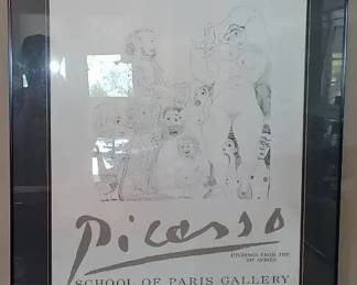 LC035Picasso Etchings Exhibition Poster