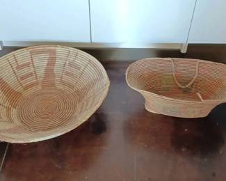 LC107V2 native american woven baskets large