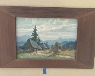 LC025VPainting attributed to Leszek Stanko