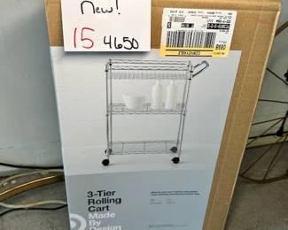 NEW Rolling Cart 