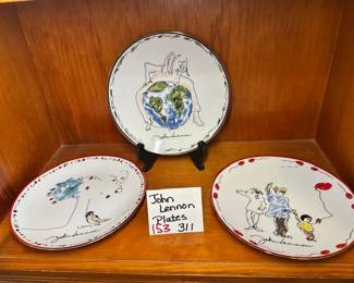 John Lennon Plates