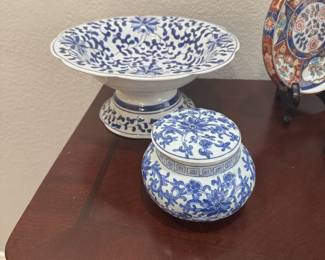 Blue and White Decor