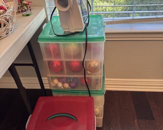 Ornaments in Ornament Storage