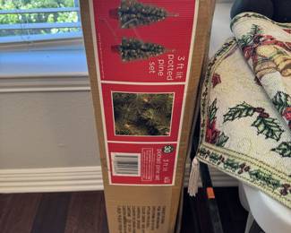 3 Ft Faux Christmas Tree in Box