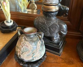 Nippon Dragon Small Pottery