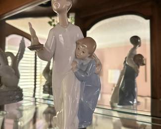 Lladro Boy and Girl with Candle