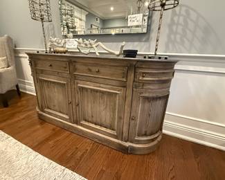 ARHAUS CONSOLE WITH STONE TOP