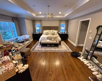 BEDROOM SET & WOMEN'S CLOTHING