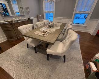 ARHAUS DINING TABLE & CHAIRS