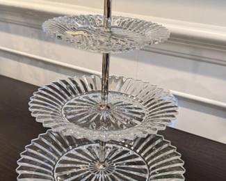 BACCARAT 3 TIER COOKIE STAND