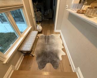 BENCH & ANIMAL RUG