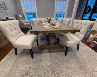 ARHAUS DINING TABLE & CHAIRS