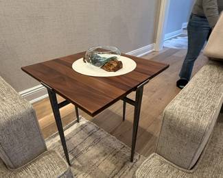 WOOD & IRON SIDE TABLE