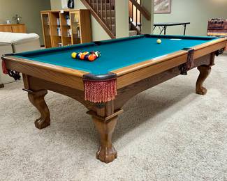 A.E. SCHMIDT CO POOL TABLE...WE'VE GOT A MOVER LINED UP TO BRING IT TO YOUR HOME