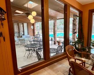 LOOKING OUT TO THE PATIO FURNITURE GALLERY