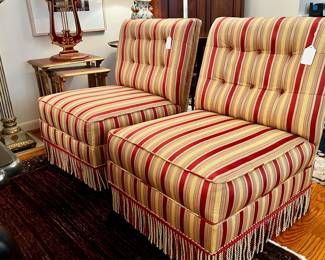 Pair of Lovely Slipper Chairs