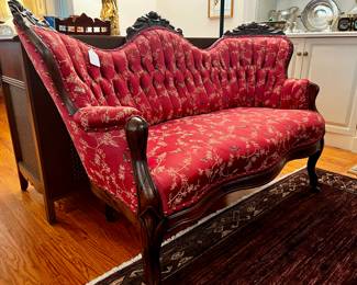 Victorian Parlor Settee