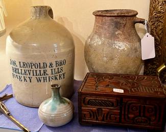Antique Advertising Stoneware