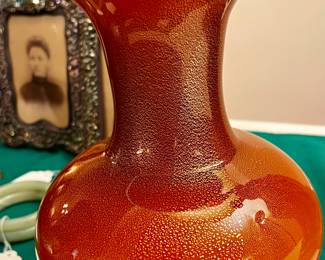 Artist Signed Art Glass Vase