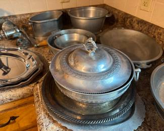 Vintage Gladiator Serving Bowls & Platters