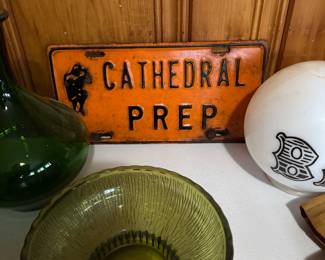Cathedral Prep License Plate