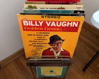 MCM Record Holder & Vinyl