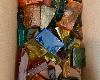 Beautiful Stained Glass Loose Pieces