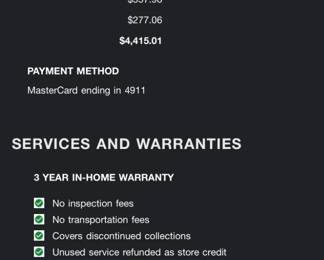 13,500-Watt/10,500-Watt Remote Start Dual Fuel Gas and Propane Portable Generator with 50A Outlet, CO Sensor


17.5-cu ft Top-Freezer Refrigerator (Printproof Stainless Steel) Garage Ready ENERGY STAR

With 4 year warranty left 


Nextgen Taupe Durapella Power Reclining Sofa


Nextgen Taupe Durapella Power Reclining Console Loveseat

Removable wedge 
