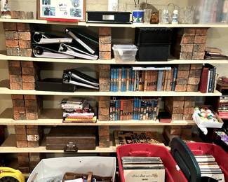 BOOKS BINDERS  KNICK KNACKS