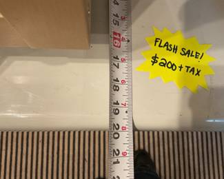 6 drawer white modern to post modern dresser $200 + tax