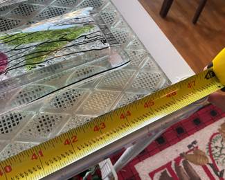 Practical console size table on wheels $45 + tax