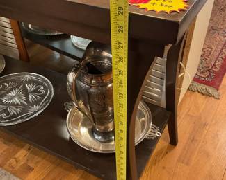 Wooden console table $25 + tax (height)