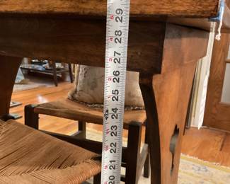 Folk style solid wood breakfast table $220 + tax