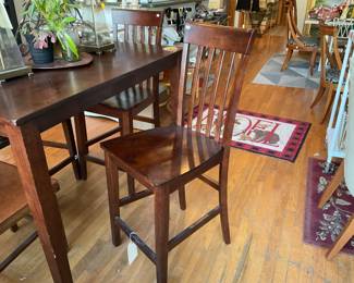High top dining table $230 + tall 