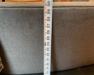 Black and gray curved 4-piece sectional sofa $800 + tax