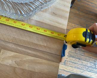 MCM drop leaf table $280 + tax (Length)