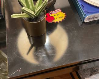 Asian architecture inspired black desk/console table $50 + tax