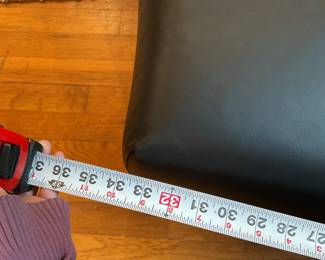 Black and gray curved 4-piece sectional sofa $800 + tax