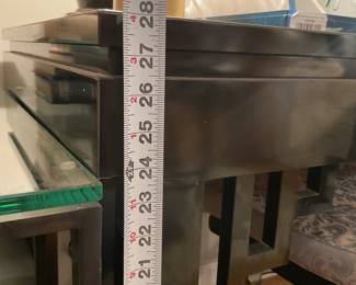 Asian architecture inspired black desk/console table $50 + tax