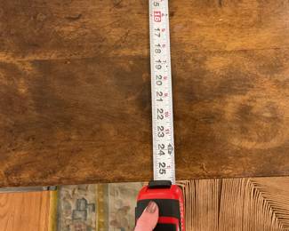 Folk style solid wood breakfast table $220 + tax