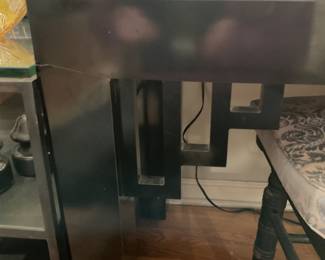 Asian architecture inspired black desk/console table $50 + tax