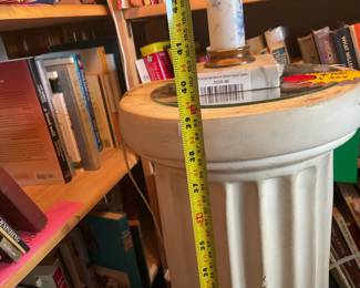 Roman column made of plaster. $100 + tax