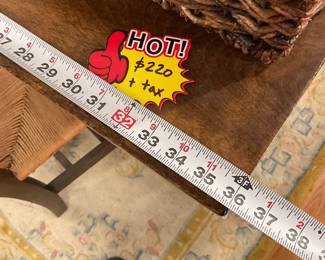 Folk style solid wood breakfast table $220 + tax