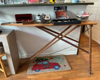 Vintage wood ironing board $50 + tax