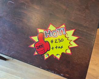 High top dining table $230 + tall 