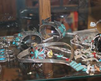 Sterling and turquoise