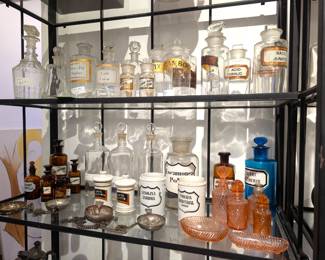 Beautiful apothecary bottles